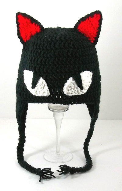 Strange Cat Cosplay Earflap Hat